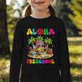 Aloha Preschool Pineapple Hawaii Back To School Kids Girl Graphic Toddler Long Sleeve Tee Aloha Preschool Pineapple Hawaii Back To School Kids Girl Graphic Toddler Long Sleeve Tee