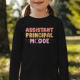 Assistant Principal Mode On Back To School Appreciation Graphic Toddler Long Sleeve Tee Assistant Principal Mode On Back To School Appreciation Graphic Toddler Long Sleeve Tee