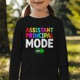 Assistant Principal Mode On Back To School Vice Principals Graphic Toddler Long Sleeve Tee Assistant Principal Mode On Back To School Vice Principals Graphic Toddler Long Sleeve Tee