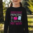 Assistant Principal The Students Are My Why Back To School Graphic Toddler Long Sleeve Tee Assistant Principal The Students Are My Why Back To School Graphic Toddler Long Sleeve Tee
