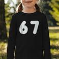 Back To School 67 Notebook Number For Class Year Graphic Toddler Long Sleeve Tee Back To School 67 Notebook Number For Class Year Graphic Toddler Long Sleeve Tee