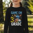 Back To School Game On Third Grade Baseball First Day Boys Graphic Toddler Long Sleeve Tee