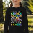 Back To School Kindergarten Here I Come For Boy Kid Truck Graphic Toddler Long Sleeve Tee Back To School Kindergarten Here I Come For Boy Kid Truck Graphic Toddler Long Sleeve Tee
