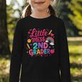 Back To School Little Miss 2nd Grader Rainbow Girl Graphic Toddler Long Sleeve Tee Back To School Little Miss 2nd Grader Rainbow Girl Graphic Toddler Long Sleeve Tee