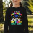 Back To School Look Out 1st Grade Here I Come For Kids Graphic Toddler Long Sleeve Tee
