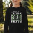 Back To School Ready To Tackle 3rd Grade Football Graphic Toddler Long Sleeve Tee Back To School Ready To Tackle 3rd Grade Football Graphic Toddler Long Sleeve Tee