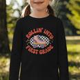 Back To School Rollin Into First Grade Girls Graphic Toddler Long Sleeve Tee Back To School Rollin Into First Grade Girls Graphic Toddler Long Sleeve Tee