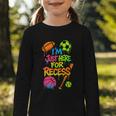 Back To School Sports Basketball Football Recess Graphic Toddler Long Sleeve Tee Back To School Sports Basketball Football Recess Graphic Toddler Long Sleeve Tee