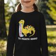 Back To School Welcome To Fourth Grade Graphic Toddler Long Sleeve Tee Back To School Welcome To Fourth Grade Graphic Toddler Long Sleeve Tee