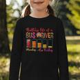Battery Life Of A Bus Driver First Day Back To School Graphic Toddler Long Sleeve Tee