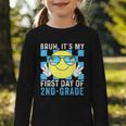 Bruh It's My First Day Of 2nd-Grade Back To School Kids Boys Graphic Toddler Long Sleeve Tee Bruh It's My First Day Of 2nd-Grade Back To School Kids Boys Graphic Toddler Long Sleeve Tee