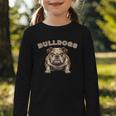 Bulldogs Back To School Spirit Graphic Toddler Long Sleeve Tee