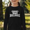 Bulldogs Mascot Back To School Team Spirit Graphic Toddler Long Sleeve Tee Bulldogs Mascot Back To School Team Spirit Graphic Toddler Long Sleeve Tee