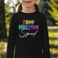 Camp Director Squad Counselor Camper Camping Back To School Graphic Toddler Long Sleeve Tee Camp Director Squad Counselor Camper Camping Back To School Graphic Toddler Long Sleeve Tee