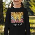 Chaos Coordinator Squad Groovy Coquette Bow Back To School Graphic Toddler Long Sleeve Tee Chaos Coordinator Squad Groovy Coquette Bow Back To School Graphic Toddler Long Sleeve Tee