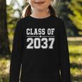 Class Of 2037 Grow With Me Back To School Kindergarten 2037 Graphic Toddler Long Sleeve Tee Class Of 2037 Grow With Me Back To School Kindergarten 2037 Graphic Toddler Long Sleeve Tee