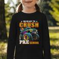 Crush Preschool Monster Truck Back To School Kids Boys Graphic Toddler Long Sleeve Tee