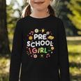 Cute Preschool Girl First Day Of School Back To School Graphic Toddler Long Sleeve Tee Cute Preschool Girl First Day Of School Back To School Graphic Toddler Long Sleeve Tee