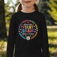 Cute Watch Out First Grade Here I Come Back To School Graphic Toddler Long Sleeve Tee Cute Watch Out First Grade Here I Come Back To School Graphic Toddler Long Sleeve Tee