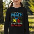 Dear Math Solve Your Own Problems Back To School Graphic Toddler Long Sleeve Tee Dear Math Solve Your Own Problems Back To School Graphic Toddler Long Sleeve Tee