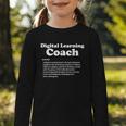 Digital Learning Coach Definition Sarcastic Back To School Graphic Toddler Long Sleeve Tee Digital Learning Coach Definition Sarcastic Back To School Graphic Toddler Long Sleeve Tee