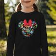 Disney Minnie Mouse Back To School Supplies Face Outline Graphic Toddler Long Sleeve Tee Disney Minnie Mouse Back To School Supplies Face Outline Graphic Toddler Long Sleeve Tee