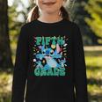 Disney Stitch Fifth Grade Back To School 1st Day Of School Graphic Toddler Long Sleeve Tee