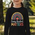 Every Student Matters Paraprofessional Back To School Graphic Toddler Long Sleeve Tee Every Student Matters Paraprofessional Back To School Graphic Toddler Long Sleeve Tee