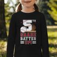 Fifth Grade Batter Up Baseball First Day Back To School Graphic Toddler Long Sleeve Tee