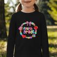 First Day Of 4th Grade Friendship Bracelet Back To School Graphic Toddler Long Sleeve Tee