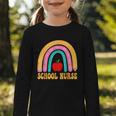 First Day Of School Nurse Back To School Rainbow Pencil Graphic Toddler Long Sleeve Tee First Day Of School Nurse Back To School Rainbow Pencil Graphic Toddler Long Sleeve Tee