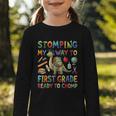 First Grade Graduation Dinosaur Dino Back To School Student Graphic Toddler Long Sleeve Tee First Grade Graduation Dinosaur Dino Back To School Student Graphic Toddler Long Sleeve Tee
