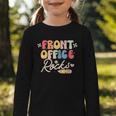 Front Office Rocks Back To School Secretary Admin Staff Tee Graphic Toddler Long Sleeve Tee