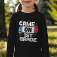 Gamer Back To School Game 1st Grade Kids Boys Graphic Toddler Long Sleeve Tee Gamer Back To School Game 1st Grade Kids Boys Graphic Toddler Long Sleeve Tee