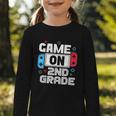 Gamer Back To School Game 2nd Grade Kids Boys Graphic Toddler Long Sleeve Tee