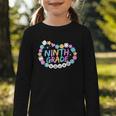 Girls 9th Grade Vibes Back To School Ninth Grade Graphic Toddler Long Sleeve Tee Girls 9th Grade Vibes Back To School Ninth Grade Graphic Toddler Long Sleeve Tee