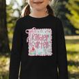 Girls Kindergarten Coquette Bow Pink Preppy Back To School Graphic Toddler Long Sleeve Tee Girls Kindergarten Coquette Bow Pink Preppy Back To School Graphic Toddler Long Sleeve Tee
