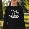 Go Cheer Panthers School Spirit Team Panther Back To School Graphic Toddler Long Sleeve Tee Go Cheer Panthers School Spirit Team Panther Back To School Graphic Toddler Long Sleeve Tee