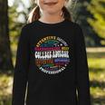 Groovy College Advisor Appreciation Week Back To School Graphic Toddler Long Sleeve Tee Groovy College Advisor Appreciation Week Back To School Graphic Toddler Long Sleeve Tee