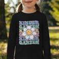 Groovy Kindergarten Back To School First Day Of Kindergarten Graphic Toddler Long Sleeve Tee Groovy Kindergarten Back To School First Day Of Kindergarten Graphic Toddler Long Sleeve Tee