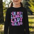 Groovy In My Lunch Lady Era Cafeteria Back To School Graphic Toddler Long Sleeve Tee Groovy In My Lunch Lady Era Cafeteria Back To School Graphic Toddler Long Sleeve Tee