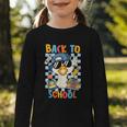 Happy First Day Of School Back To School Goose Boys Kids Graphic Toddler Long Sleeve Tee