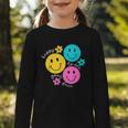 Happy To See Your Face Back To School First Day Of School Graphic Toddler Long Sleeve Tee