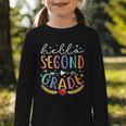 Hello 2nd Grade Tshirt Second Grade Back To School Graphic Toddler Long Sleeve Tee Hello 2nd Grade Tshirt Second Grade Back To School Graphic Toddler Long Sleeve Tee