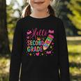 Hello Second Grade Colorful Pencil Tie Dye Back To School Graphic Toddler Long Sleeve Tee Hello Second Grade Colorful Pencil Tie Dye Back To School Graphic Toddler Long Sleeve Tee