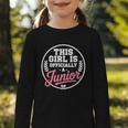 Highschool Girls Back To School 2025 First Day A Junior Graphic Toddler Long Sleeve Tee Highschool Girls Back To School 2025 First Day A Junior Graphic Toddler Long Sleeve Tee