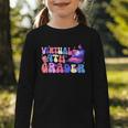 Homeschool 4th Grade Virtual 4th Grader Back To School Graphic Toddler Long Sleeve Tee Homeschool 4th Grade Virtual 4th Grader Back To School Graphic Toddler Long Sleeve Tee