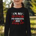 I'm Not Spoiled My Principal Just Loves Me Back To School Graphic Toddler Long Sleeve Tee I'm Not Spoiled My Principal Just Loves Me Back To School Graphic Toddler Long Sleeve Tee