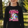 I'm Ready To Crush 3rd Grade Dabbing Unicorn Back To School Graphic Toddler Long Sleeve Tee I'm Ready To Crush 3rd Grade Dabbing Unicorn Back To School Graphic Toddler Long Sleeve Tee