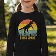 I'm Ready To Crush First Grade Dinosaur Back To School Kids Graphic Toddler Long Sleeve Tee I'm Ready To Crush First Grade Dinosaur Back To School Kids Graphic Toddler Long Sleeve Tee